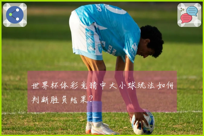 世界杯体彩竞猜中大小球玩法如何判断胜负结果？