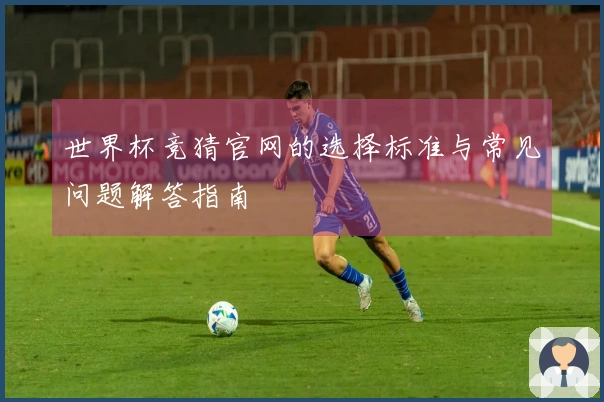 世界杯竞猜官网的选择标准与常见问题解答指南